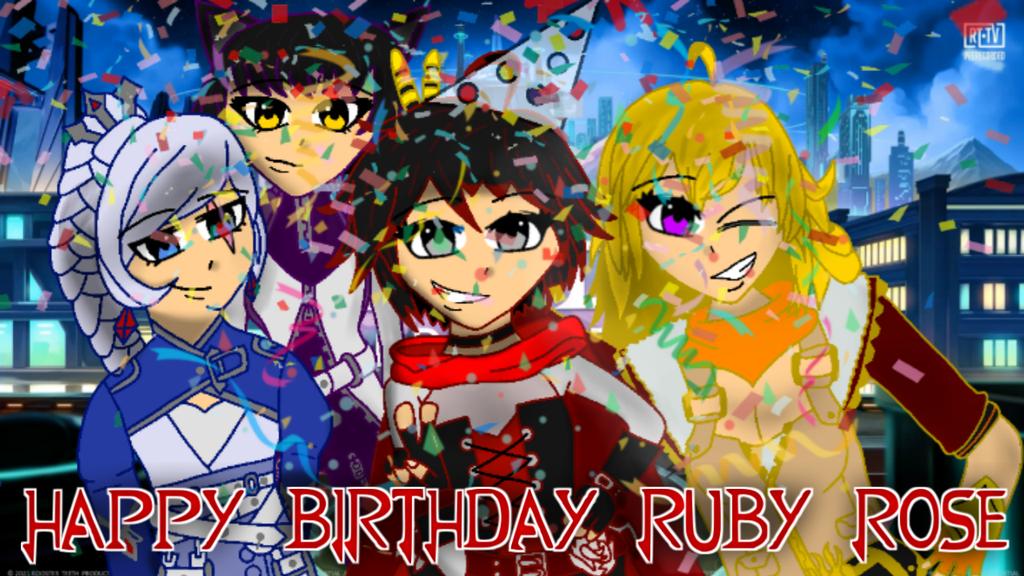 JayDiamondSoni1's tweet photo. With @OfficialRWBY confirming their main 4 members' birthdays and with me being excited for @WayForward And @RoosterTeeth game RWBY Arrowfell I spent the entire month making this art for my main girl Ruby Rose. #HappyBirthdayRubyRose #RWBY #HappyHalloween. https://t.co/2Qe4WXqLvc