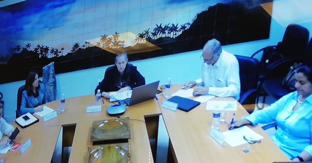 En la mañana de hoy @CubaMinjus participa en el Taller Internacional "Reforma administrativa, innovación socioeconómica y transformación digital: Experiencia internacional y vietnamita, e implicación para Cuba y Vietnam."