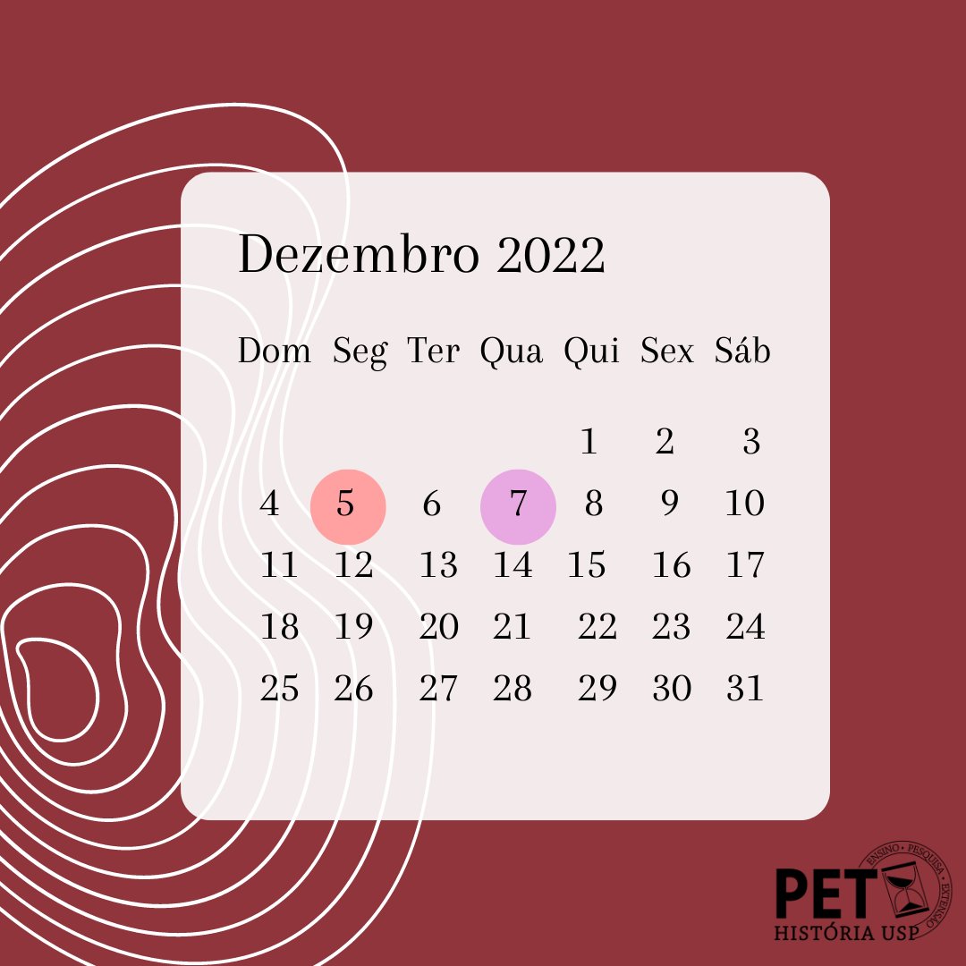 PET História USP | NOVAS VAGAS tweet media