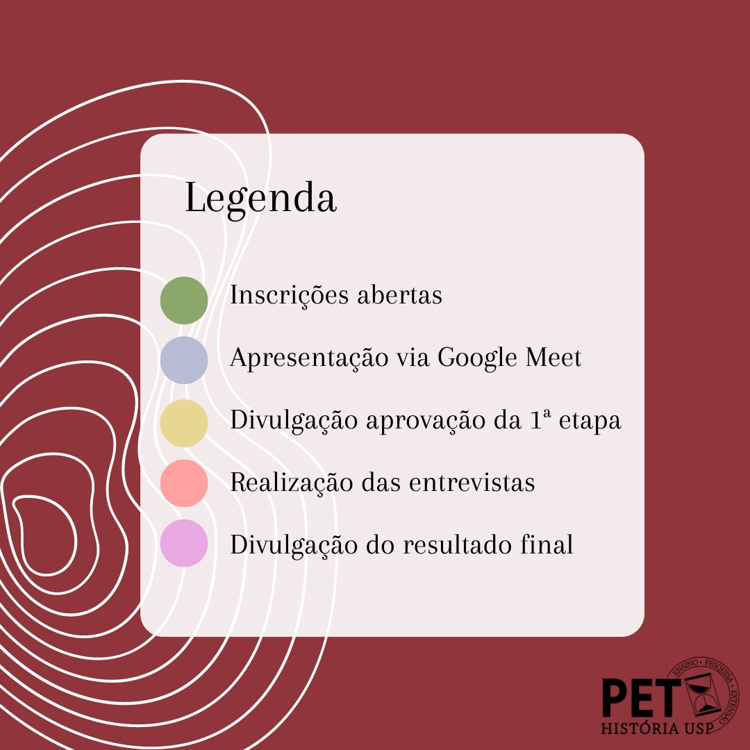 PET História USP | NOVAS VAGAS tweet media