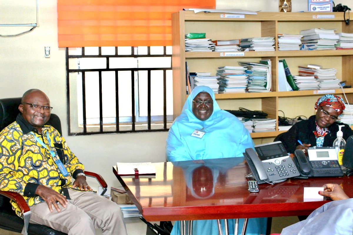 Centre for Girls' Education on a courtesy call to UNFPA Head of Office, <a href="/takou4/">Takou Polycarpe</a> in Kaduna to discuss on expanding  girls presence at the forefront of national  development!