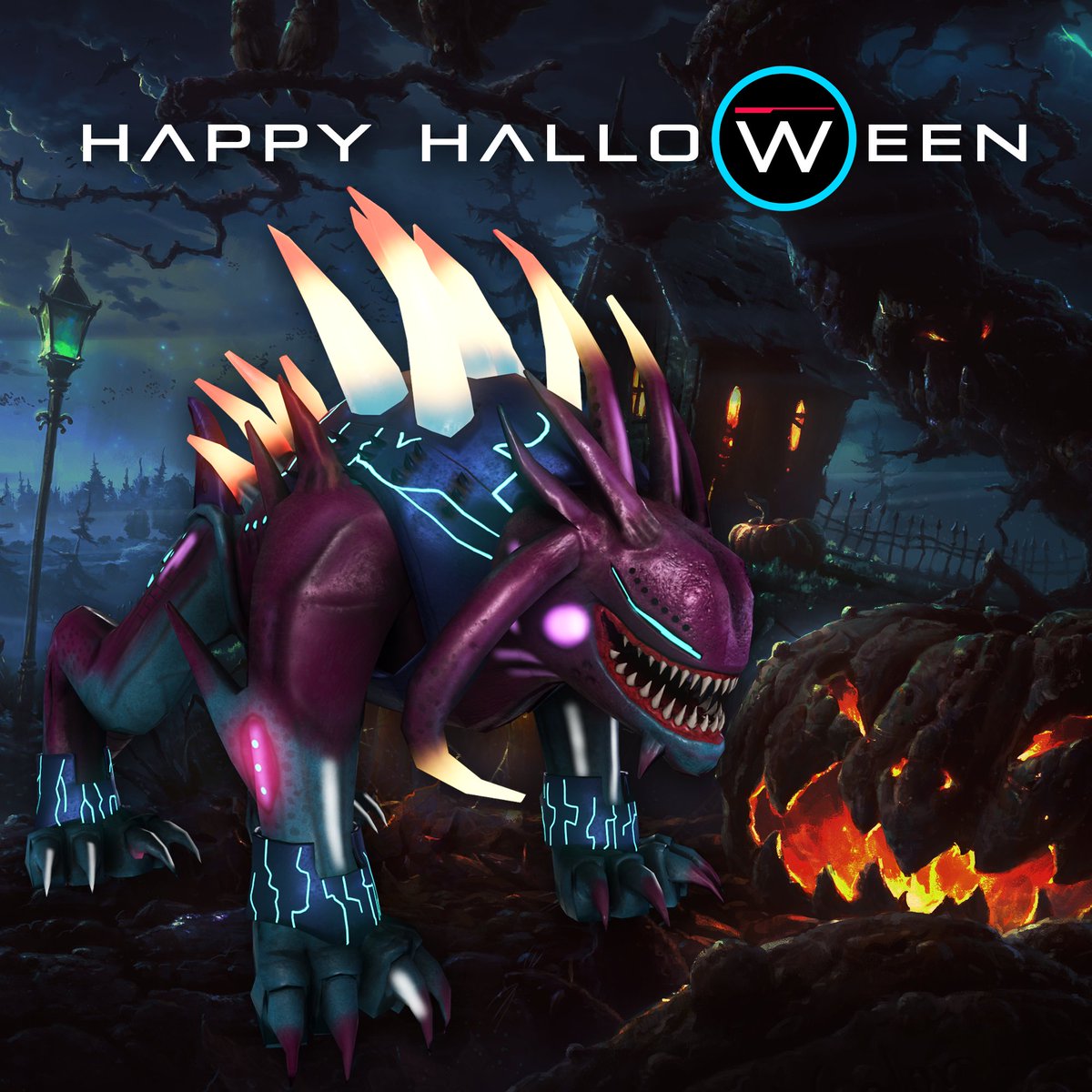 NiFeWARS's tweet photo. Happy Halloween from WAGMI Defense!

PSA: Do NOT attempt to take more than your allotment of candy tonight or the Manicrites may appear in your dreams. https://t.co/gxDNpTXdU2