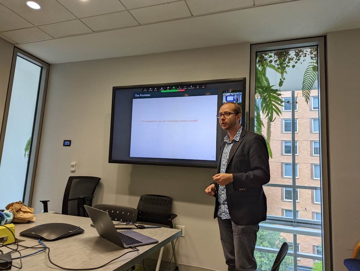 GWU/Usable Sec. & Priv. Lab (@gwusec) on Twitter photo Happening now! We are excited to host <a href="/shaananc/">Shaanan Cohney</a> for a research talk @GWUSEC lab. 
"Investing in Vapor---Protecting 'Mom and Pop' blockchain investors" Happening now! We are excited to host <a href="/shaananc/">Shaanan Cohney</a> for a research talk @GWUSEC lab. 
"Investing in Vapor---Protecting 'Mom and Pop' blockchain investors"