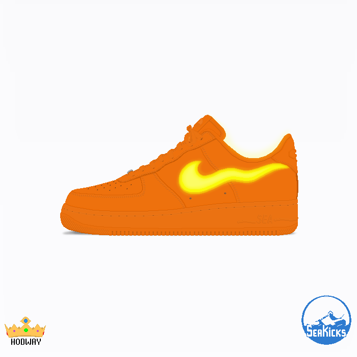 #happyhalloween #halloween #seakicks #seaforce1 #not #nike #airforce1 #pumpkin #jackolantern #lit #kicks #flykicks #orange #free #nft #nfts #artwork #art #artist #collection #thankyou