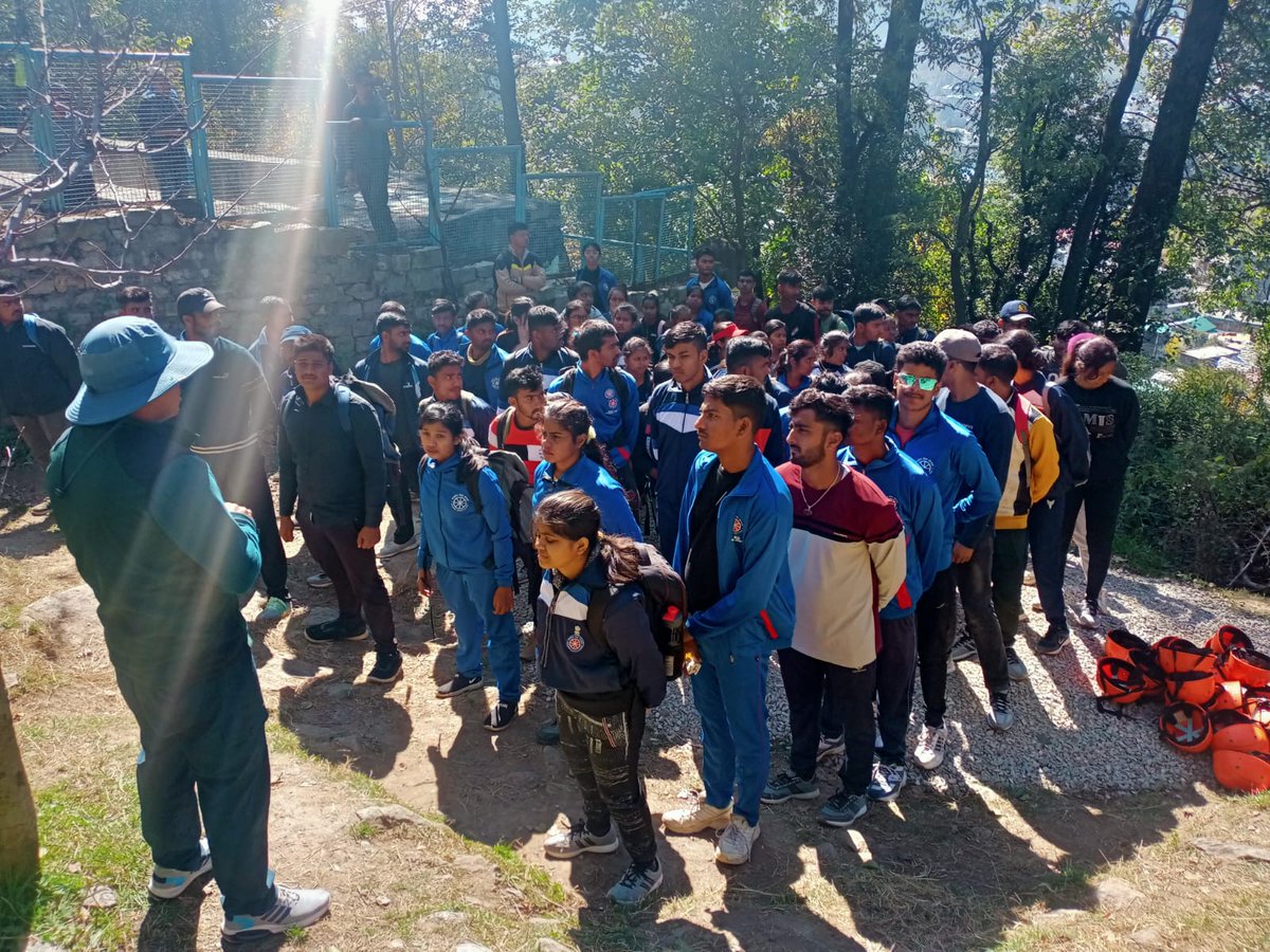 nssbbsr's tweet photo. NSS Volunteers of Odisha participated in #AdventureCamp 2022 at #ABVIMAS, #Manali, Himachal Pradesh from 27.10.2022 to 05.11.2022 organised by @_NSSIndia & @YASMinistry https://t.co/PK1quLKood