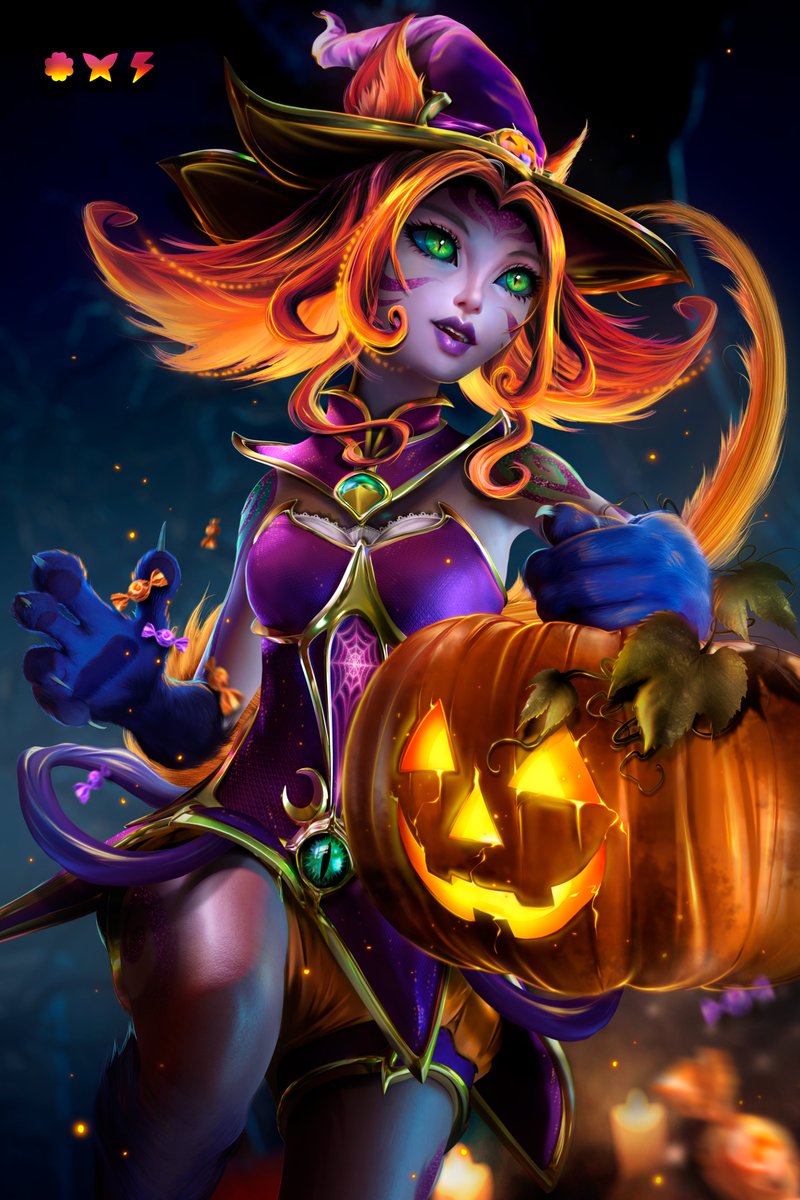 SoulGemTeam's tweet photo. Bewitching Neeko - League of Legends

🎃 HAPPY HALLOWEEN! 🎃

🌸🦋⚡

#Neeko #BewitchingNeeko #Leagueoflegends #LeagueoflegendsFanart https://t.co/FIdt1rybFO