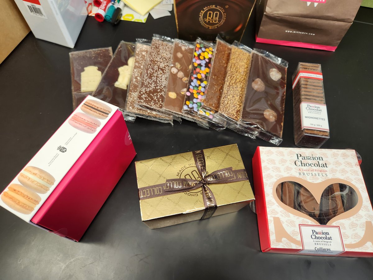 lab_khanna's tweet photo. #TeamKhanna is doing #halloween2023 in style w/ @StephenTYeung bringing back Belgian goodies from his recent trip. pc @PayalYokota #Belgianchocolates https://t.co/y6or3KbHop