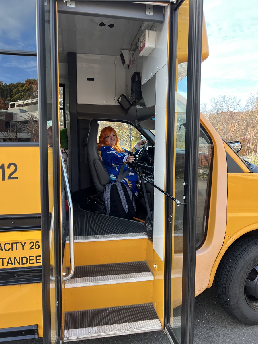 ToffTigers's tweet photo. Even "Miss Frizzle" and her Magic School Bus got into the spirit of Toffolon's Wacky Hat and Hair day celebration! We love and appreciate our @DattcoInc bus drivers - they are truly an incredible part of our community!@PlvComSchools #PCSTeam #PCSFamily https://t.co/iqsXk9Kr4t