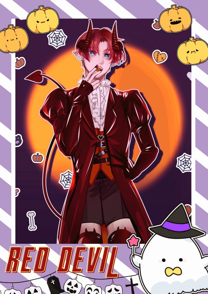 John__TwT's tweet photo. #TwT_Halloween

"ไหนดูซิ คืนนี้มีอะไรเป็นเครื่องดื่ม"

"น นี่มัน รสชาติของ..!!"
แบล่บๆๆๆๆ

(แต่งเป็นปีศาจแดงแมน*ปิ๊ป*ครับ) https://t.co/zwJW4vMHbF