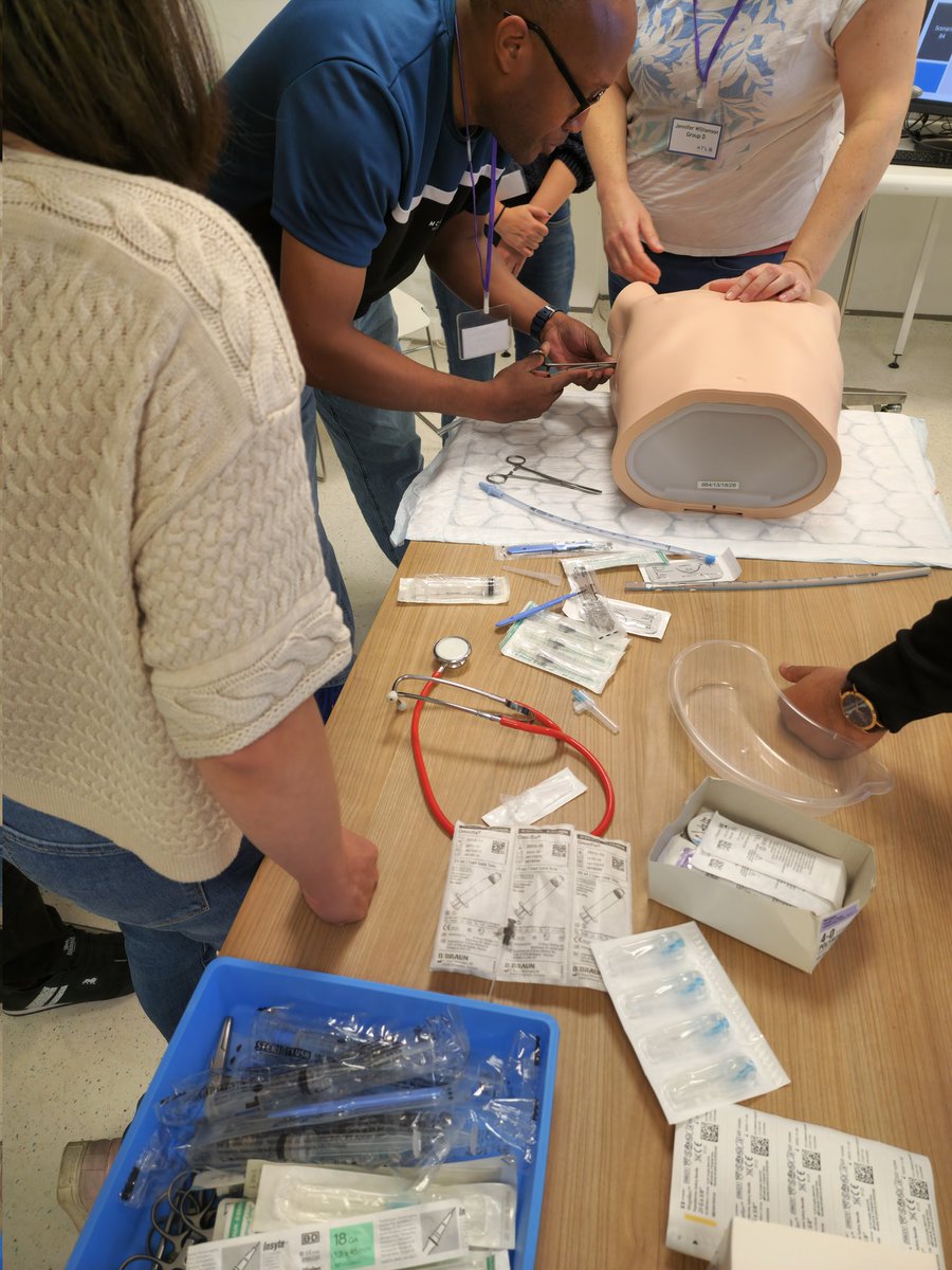 maltaher's tweet photo. Breathing station putting in the drain 
#atls #atlsuclh2022 https://t.co/ntWSdIJcy2
