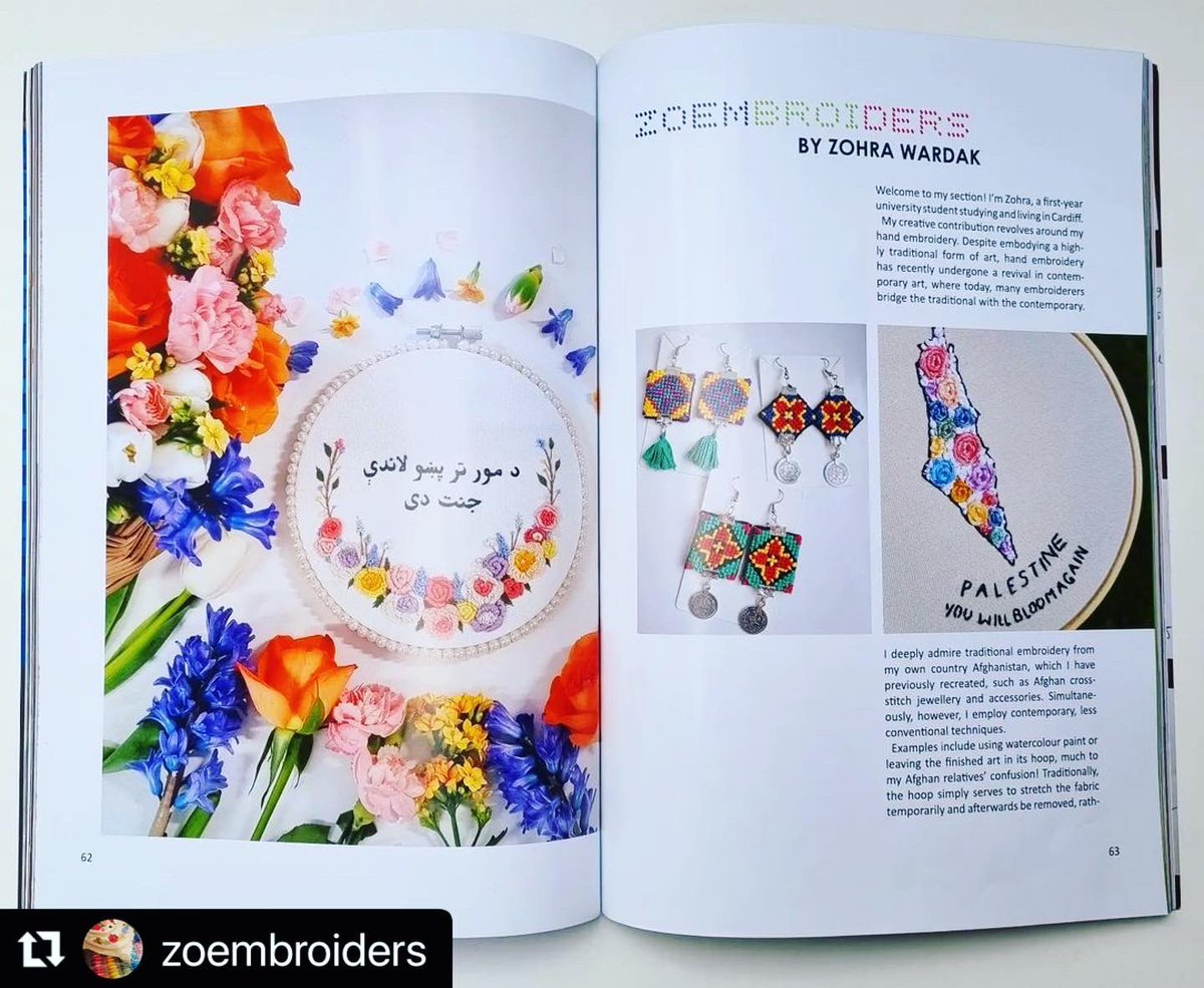 alienated_mag's tweet photo. A sneak peek of my section published in @alienated.mag magazine's second edition, which is based on my embroidery as a young creative in Cardiff 🏴󠁧󠁢󠁷󠁬󠁳󠁿🪡

Very grateful to everybody who helped in displaying and publishing my work both in the exhibition and magazine. https://t.co/9g9XFppD92