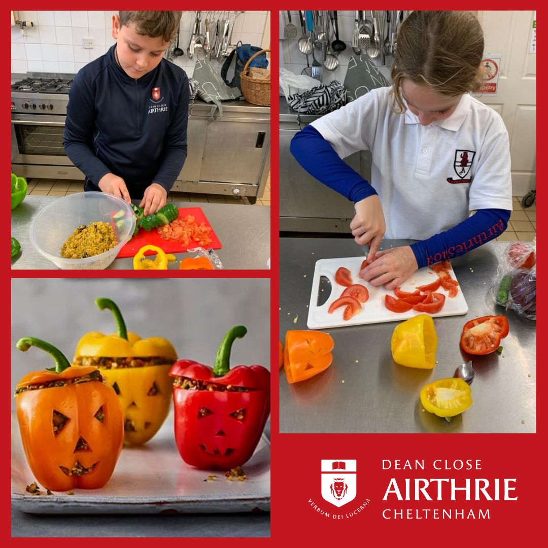 dc_airthrie's tweet photo. Happy Halloween from the Airthrie cookery club who made super spooky stuffed peppers at the end of term 🎃
#DCAirthrieClubs #DCAirthrieCreative #DCAirthrieFun #HappyHalloween #StuffedPeppers #Cookery https://t.co/VzwRI28oQA