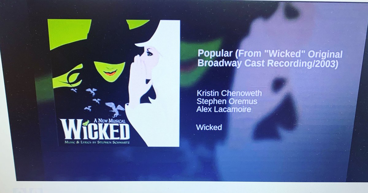 Ms_Matthews_'s tweet photo. I mean is it really Halloween if I am not belting out Wicked while the kids work? https://t.co/OdxAwPwxTB