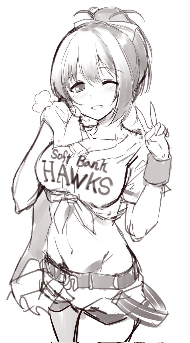 雰囲気スケベな絵は描くの得意かもしれない 