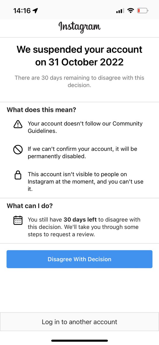 Just one of many who’s accounts have been mysterious blocked by <a href="/instagram/">Instagram</a> for no apparent reason

What’s going on?