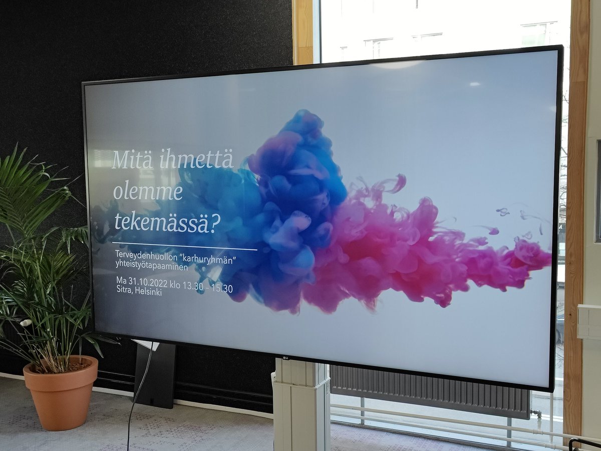 Nyt ollaan perimmäisten kysymysten äärellä. Stay tuned.