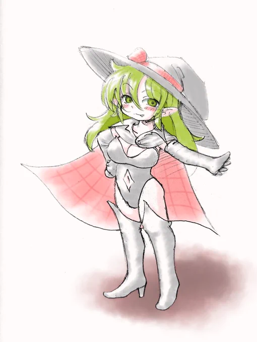 魔女コス幽香さん 