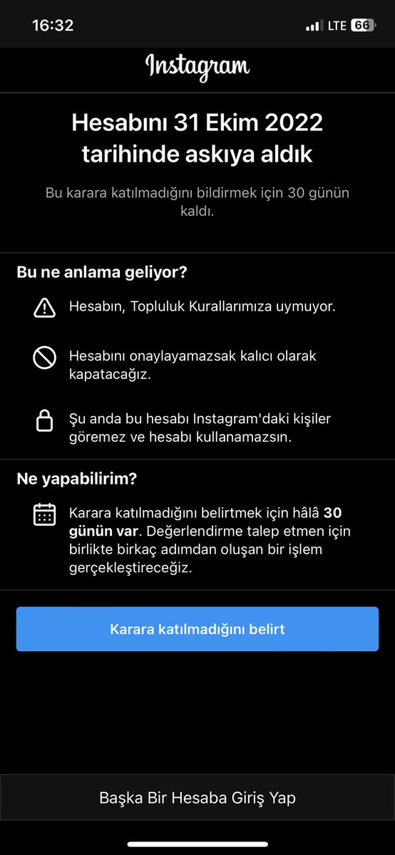 ynsmmlkcc's tweet photo. Hükümeti falan da eleştirmedim ki niye oldu anlamadım #Instagram #instagramdown #instagramerror https://t.co/djtmr8EkK8