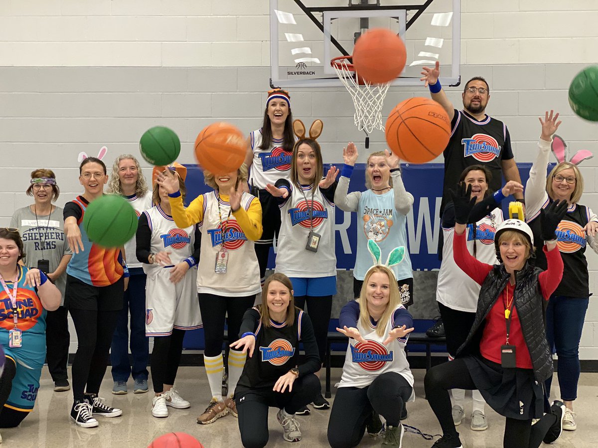 The Space Jam Looney Tunes are running wild at Marlowe today! #BCSProud