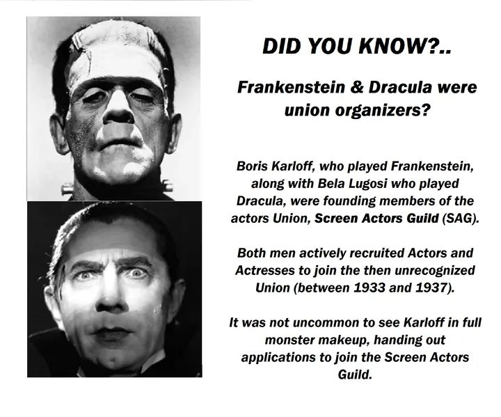 Remember this Halloween, Frankenstein & Dracula were union organizers. @aflcioky @AFLCIO @UnionDrip @MorePerfectUS