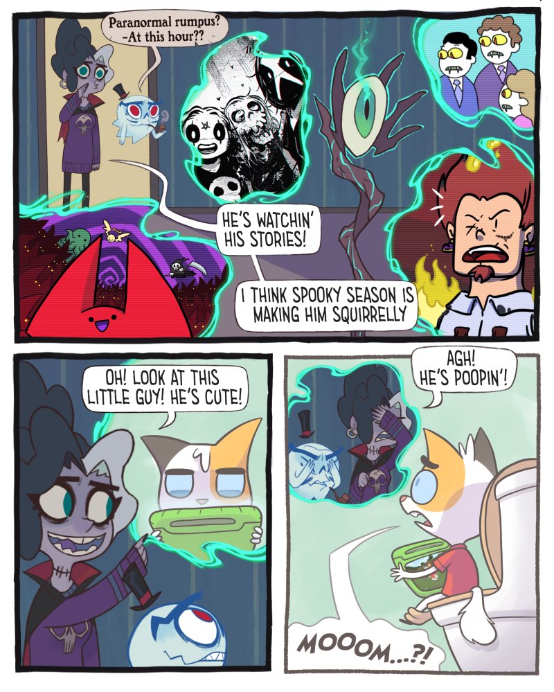 Litterbox Comics 🐟 on Twitter "The veils between worlds thin on