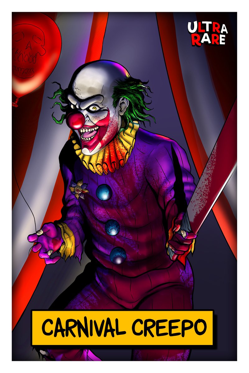 #HappyHalloween #UltraRareFAM 🎃👻

To celebrate this horrific holiday we have linked up with <a href="/JrsLands/">JRs Lands</a> to drop Creepo like you’ve never seen him before 🤡

You mine on JR's <a href="/AlienWorlds/">Alien Worlds Official</a> lands to have a chance to win this #NFT 🍀

For more info check: jrslands.com 👈