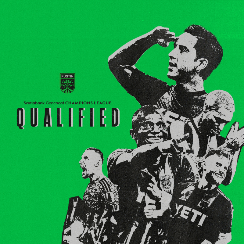 AustinFC's tweet photo. We continue to grow the legend. 🌳

#AustinFC qualifies for the 2023 @TheChampions.