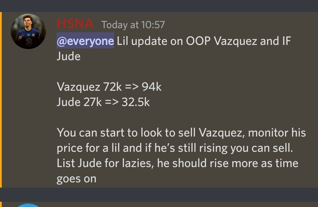 JamieEAFC's tweet photo. 🚨 Discord spots 🚨

Wanna make some bank?🤑📈
(Completely free of charge) 

It's that time again.

I'll send a link to ️2️⃣0️⃣ people that:

- Retweet and like ❤+🔄
- Follow @FutBankz

2 hours ⏳ https://t.co/yci34hC9XM