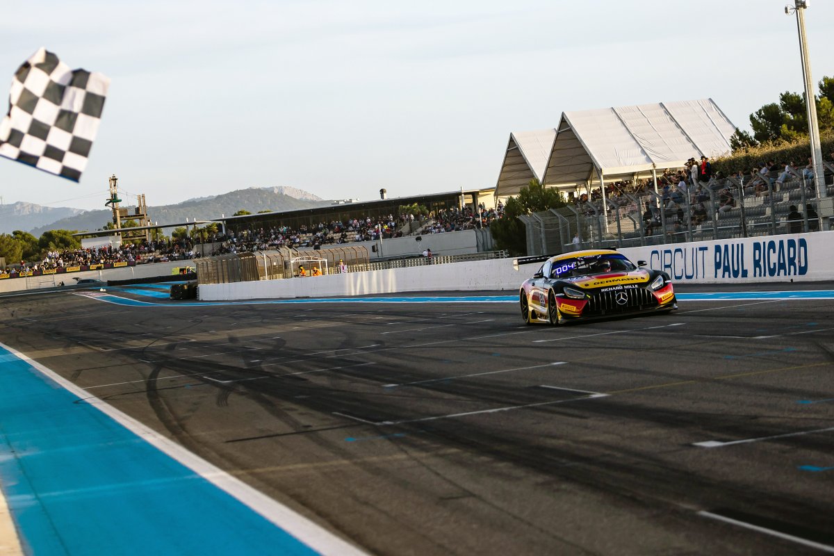 amgmotorsport's tweet photo. #FIAMotorsportGames – The @fiamgames are in the books. ✔️

Our five #AMGGT3 finished the GT Sprint race at Circuit Paul Ricard in the Top 10 👇

P4: 🇩🇪 @StolzLuca
P6: 🇧🇷 @Brubaptista16
P8: 🇫🇷 @TristanVautier
P9: 🇪🇸 @dani_juncadella
P10: 🇨🇭 @YannickMettler

#AMG #WeLivePerformance https://t.co/PXJtO8Bvdi