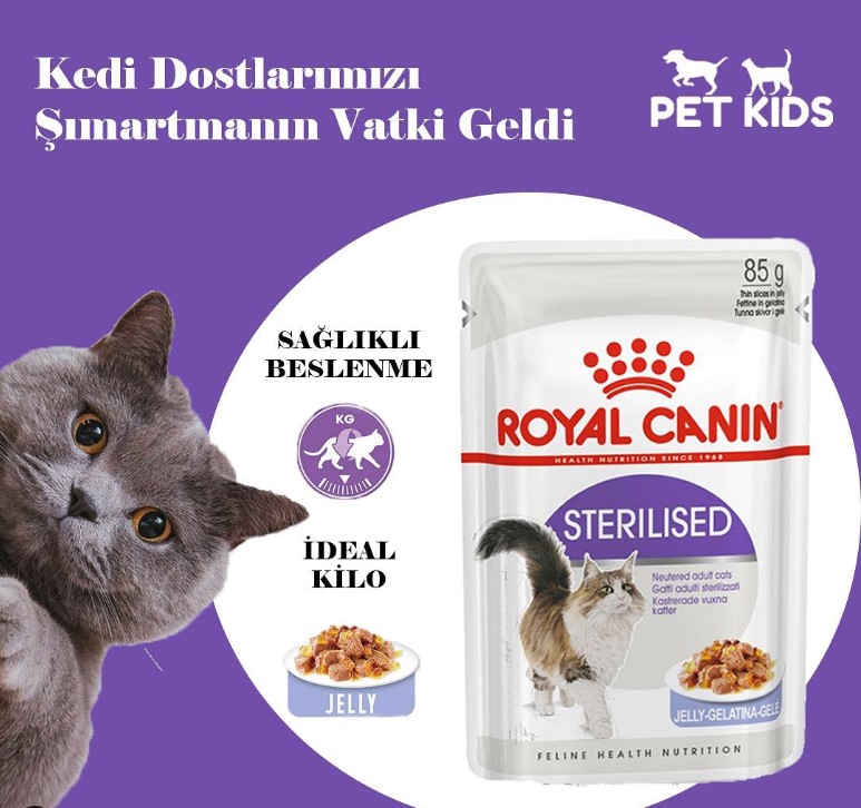 Kısır Kedilerimizin Vazgeçilmezi 😻
Royal Canin Pouch,kısır kedi dostlarımızın gün içerisinde tükettikleri gıdalardan alması gereken ek artılar günlük öğünlerinde bulunması gerekir.
Sağlıklı beslenme konusunda kedilerimizi destekler. Yaş mama özelliği ile lezzetli bir öğündür.🍀