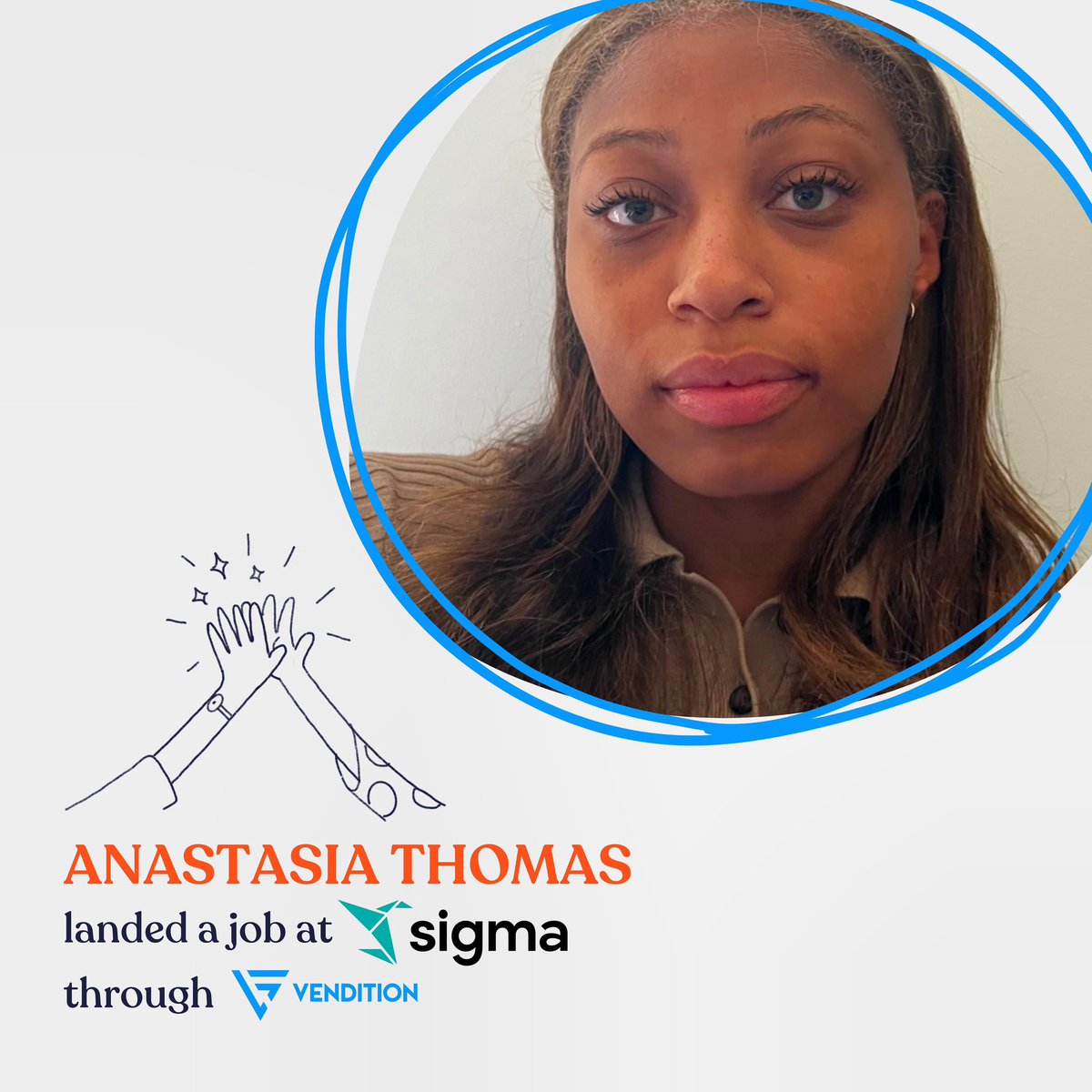 GoVendition's tweet image. Congrats &amp;amp; good luck to Anastasia Thomas!🎉

Vendition has helped land her a full-time role with @sigmacomputing 💻 

Ready for your tech sales career?
Apply to Vendition to get started!

#LinkInBio 📲

#govendition #sigmacomputing #techsales #tech #sales #career #job #techtips