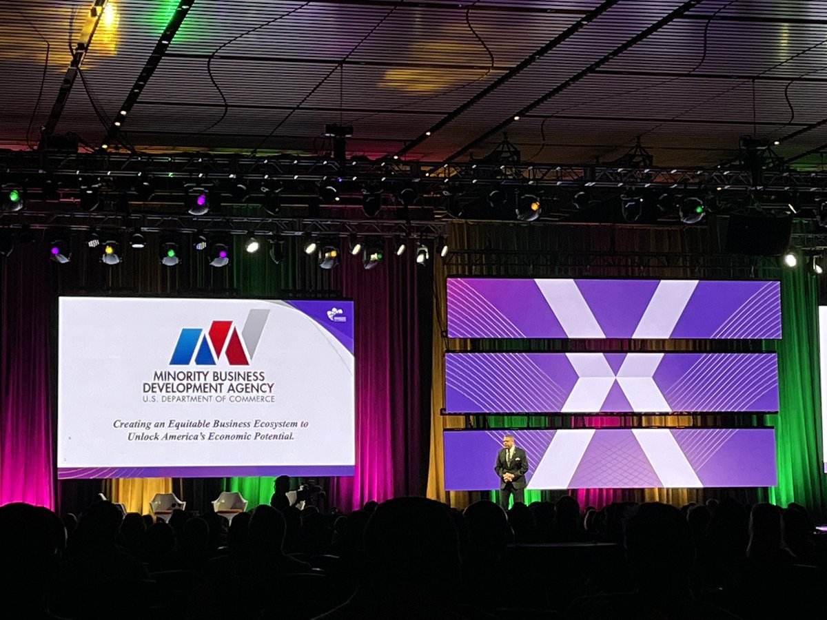 writerkms's tweet image. “I know the nation’s minority businesses are better because of @NMSDCHQ. And the nation’s corporations are better because of NMSDC.” -@USMBDA Don Cravins shares on the impact of NMSDC/power of MBEs. Did you know that after 53 yrs the MBDA is permanent? #2022nmsdcconference #nmsdc