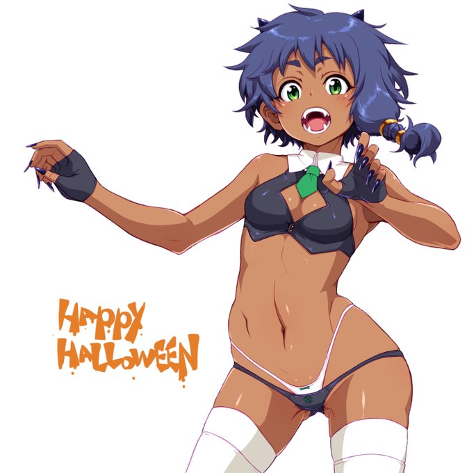 今年もハロウィンですってよサンティさん #アリスギアお絵かき 