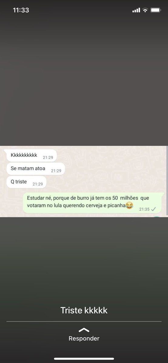 vinniecols's tweet photo. a menina acha q a maioria votou no lula por conta de comida KKKKKKKK eu conto ou vcs? https://t.co/z737mebxyH