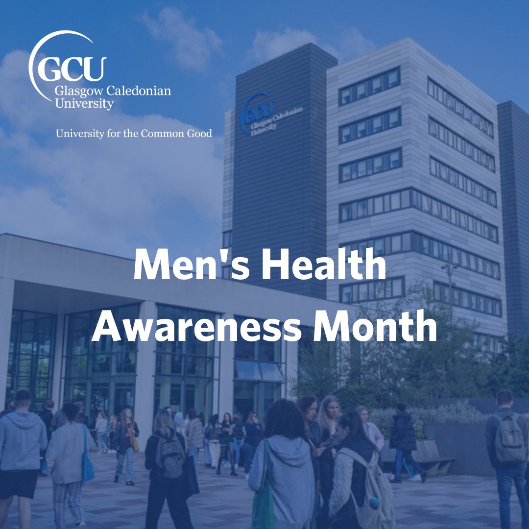 💙 | Today marks the beginning of #MensHealth Awareness Month, dedicated to bringing awareness to a wide range of men’s health issues. Find out more about the range of services our GCU Wellbeing team have to offer to assist you at any time: 📲 gcu.ac.uk/currentstudent…