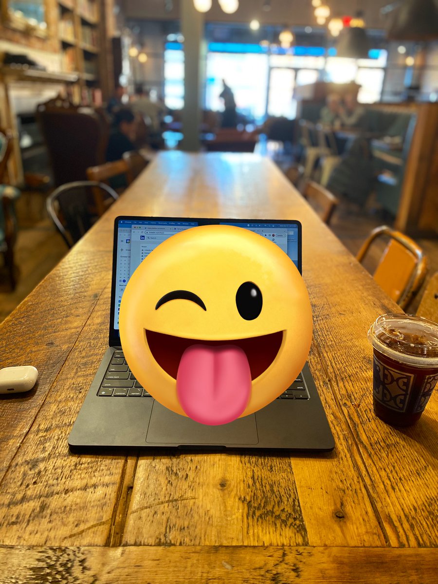 Coffee shop life it is these days!