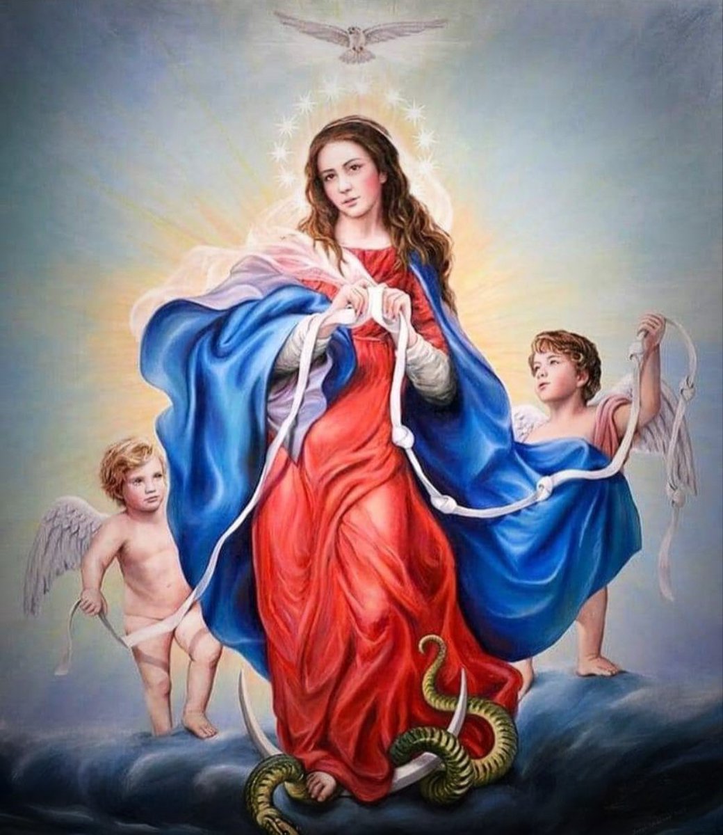 flor_ell879's tweet photo. O Virgin Mary, Our Lady of Undoer of Knots, untie our life problems and pray for us! 🙏✝️🌹🕊️ https://t.co/QQvKSDNk4o