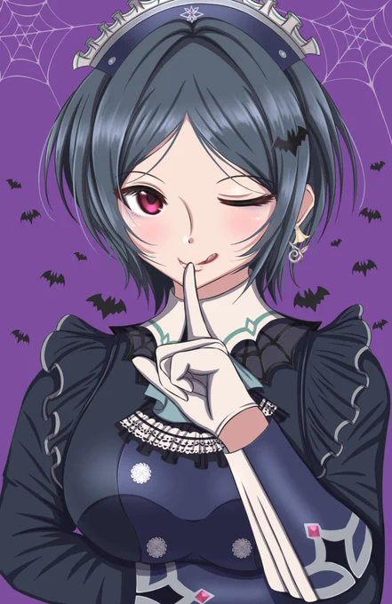 ハロウィン絵なんて全然描いてねーしどうせ誰も見てくれねーよ!!バーーーーーカ!!!って思いつつ作品見返したら、めちゃくちゃそれ向きの絵描いてたし、そもそも悪魔とかヴァンパイア大好きマンだったのを思い出した 