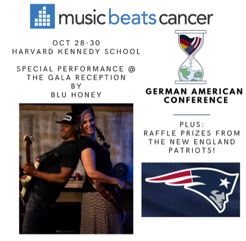 A special thank you to the German American Conference at Harvard <a href="/Harvard_GAC/">Harvard_GAC</a>!  

#MusicBeatsCancer was featured in their Innovation Lounge &amp; we did a raffle draw with prizes from the New England <a href="/Patriots/">New England Patriots</a> including signed jerseys from <a href="/MacJones_10/">Mac Jones</a> &amp; <a href="/man_dammn/">Matthew Judon</a> 

#cancerresearch