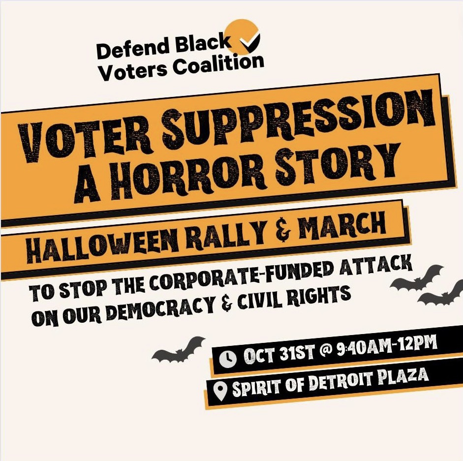 CommChangeAct's tweet photo. #DefendBlackVoters is celebrating #Halloween by telling a real horror story: Voter Suppression. https://t.co/lUVgIGjYue
#ccawins https://t.co/48ETB0s1H1