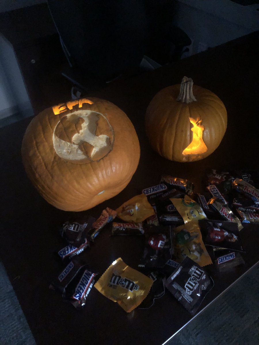 Marmoset1102's tweet photo. @EPA @EPAregion6 Happy Halloween from Region 6!! 🎃 https://t.co/hPLdegQMnh