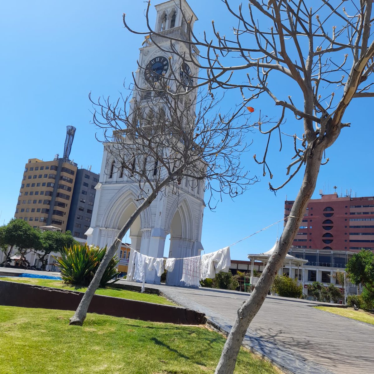 #Iquique así está nuestra plaza principal