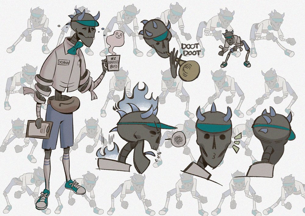 「Originating from the word "Eschaton" whi」|yveczのイラスト