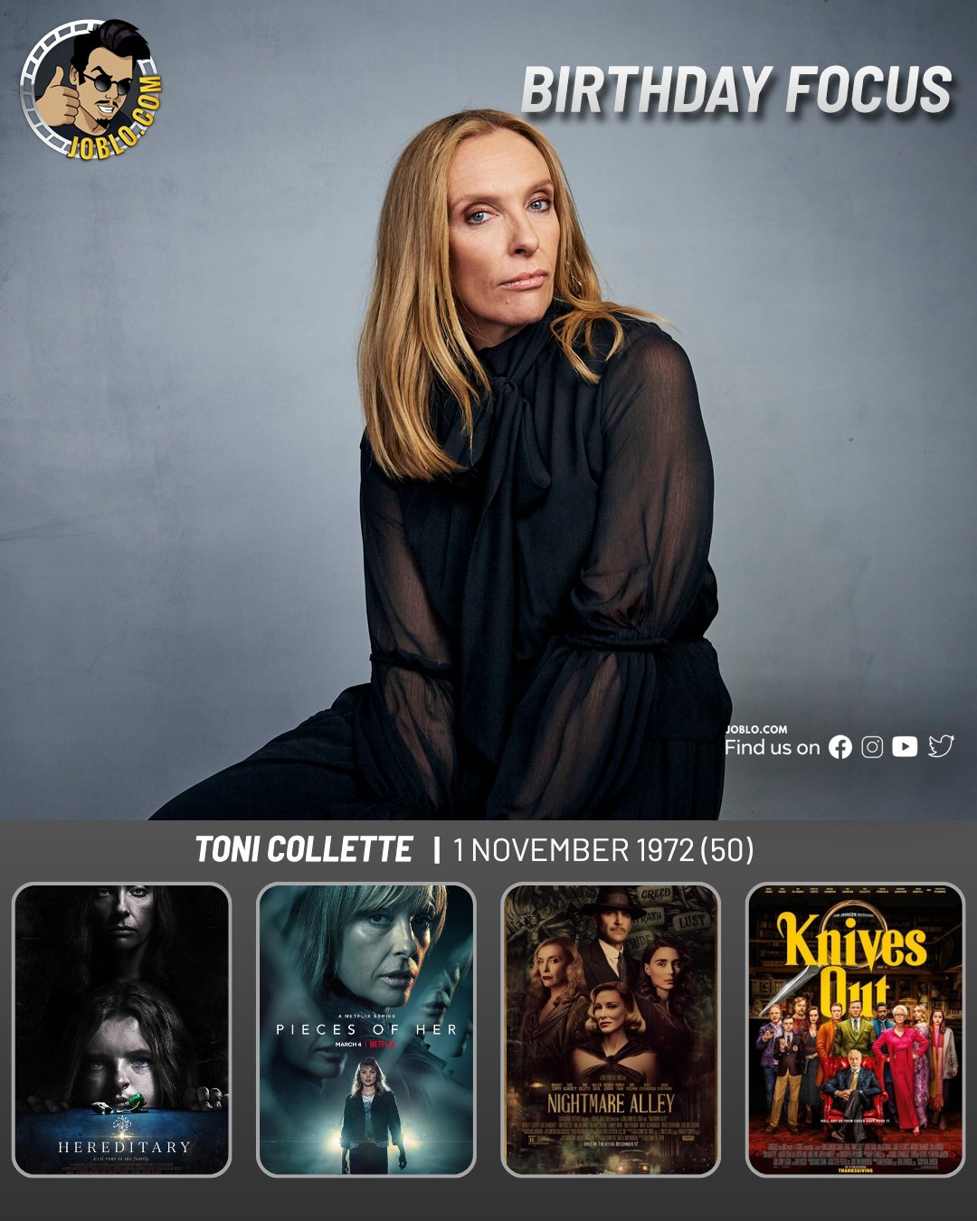 Happy birthday Toni Collette!  