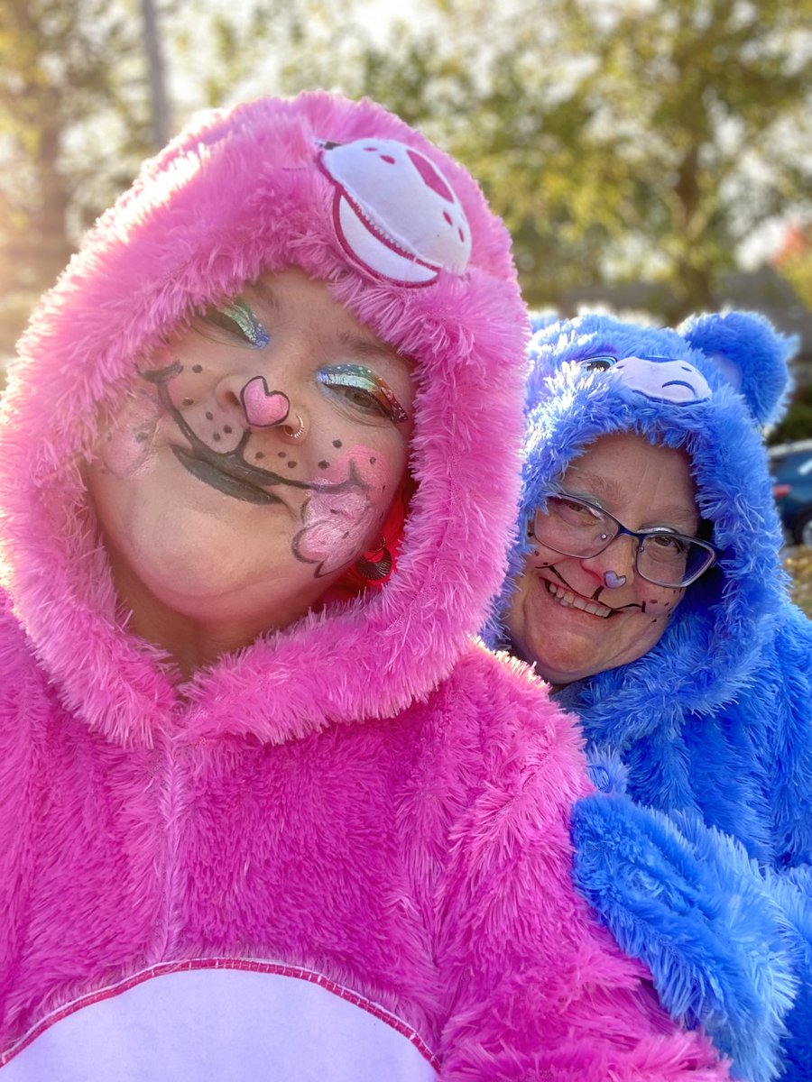 #thenine you’re never too old to be a care bear ! Happy Halloween 🎃