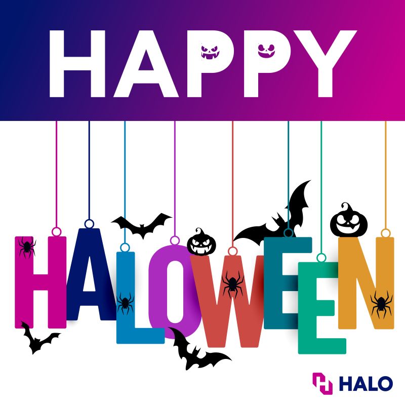 HALOBrandedSlns's tweet photo. Happy HALOween! 👻 🧟 🎃 🦇 Thanks to all our employees and customers for being so faBOOlous! You are truly appreciated! https://t.co/oWtb1bDCPy