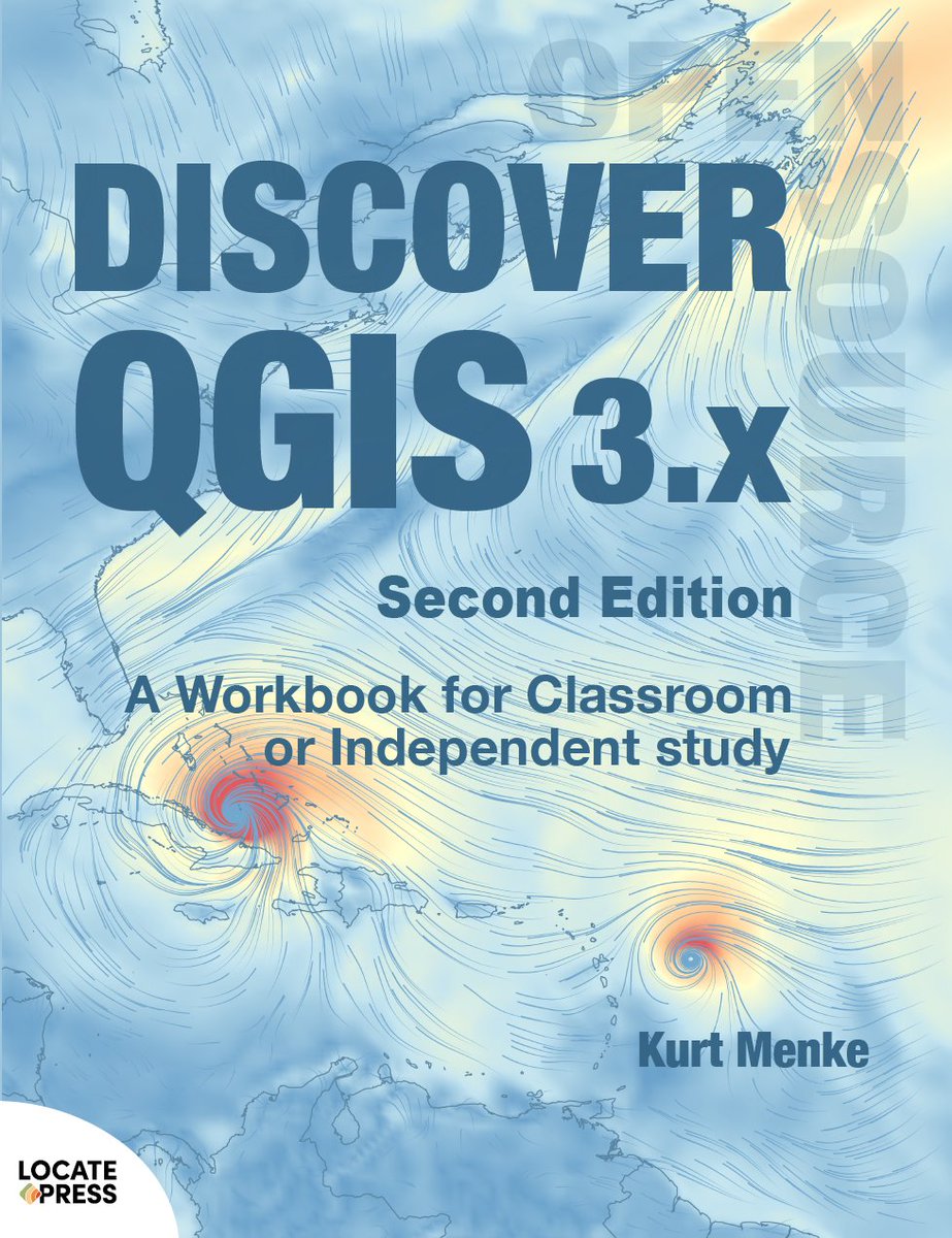The 2nd Ed of Discover QGIS 3.x has a lot of content: 31 Chapters covering 428 pages. It contains 7 new chapters. During November I will run the #30DaysofDQ3x2nd to highlight things you can learn/teach with this workbook! Stay tuned! #gischat #QGIS locatepress.com/book/dq32