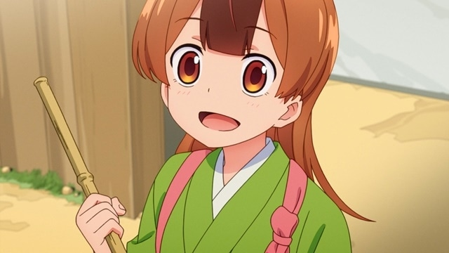 orangeotd's tweet image. the orange anime character of the day is mameda from my master has no tail!