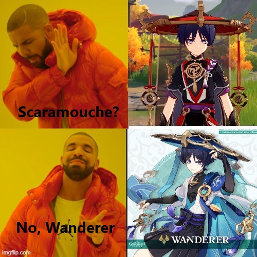 GenshinMemes's tweet photo. Scarawho? https://t.co/wRHJhHiSef