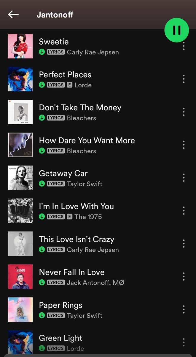 Managed to whip together a solid five hours of Jack Antonoff absolute hits, I guess Monday morning is the worst possible time to canvas for venues or promoters that would be up for This Sort Of Nonsense but my DMs are open